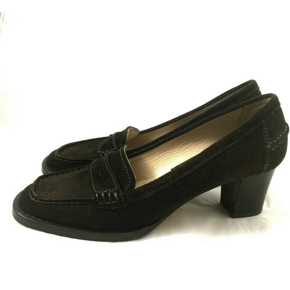 Michael Kors Collection Penny Loafer Pump Suede 7 - Picture 5 of 8